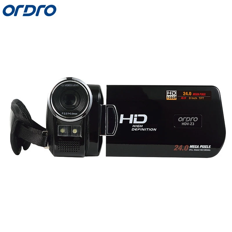 Ordro Portable Digital Video Camera HDV-Z3 1080P FHD 24.0MP 16X Zoom Camcorder with 3.0 Inches LCD Screen HDMI Output |