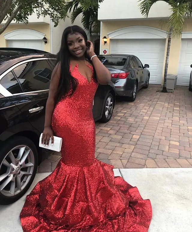 Пикантные черные платья PATAPAESE для девушек красное платье русалки выпускного