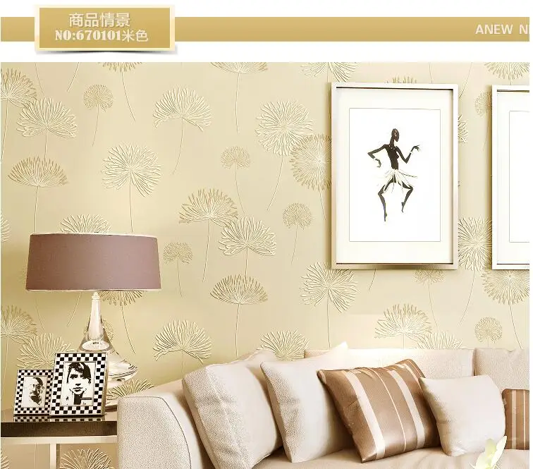 Обои сладкий и сельский одуванчик 3D обои спальня гостиная наклейки на стену