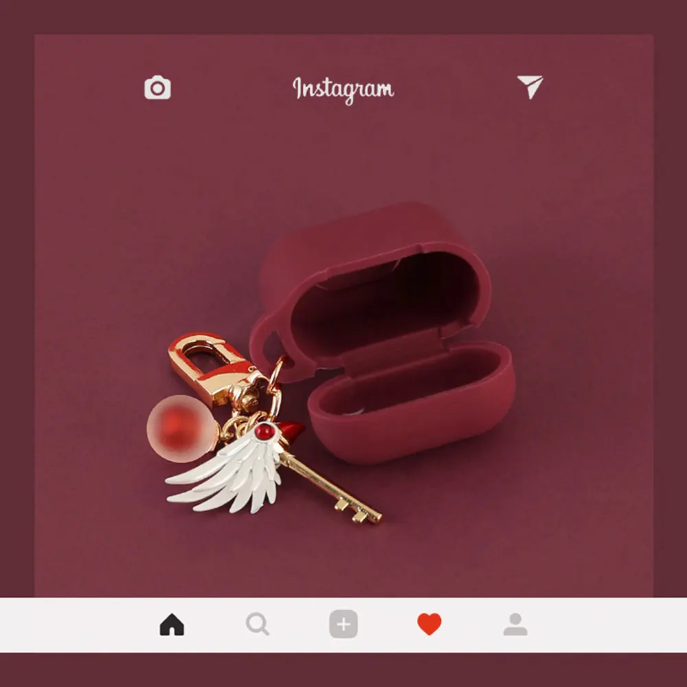 ATOMZING аниме с мультипликационным рисунком Captor Sakura силиконовые Bluetooth беспроводные наушники чехол для Apple AirPods 1 2 гарнитура чехол Защитный