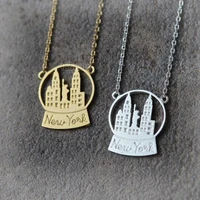 daisies 10pcslot new arrival necklaces gift new york cityscape choker necklace for women men statement jewelry