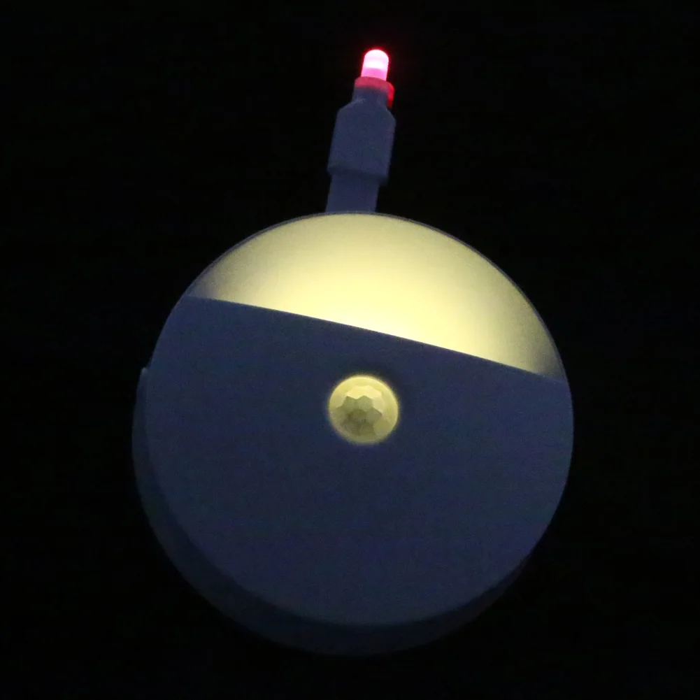 Цветной туалетный ночник с активированным человеческим движением светодиодный