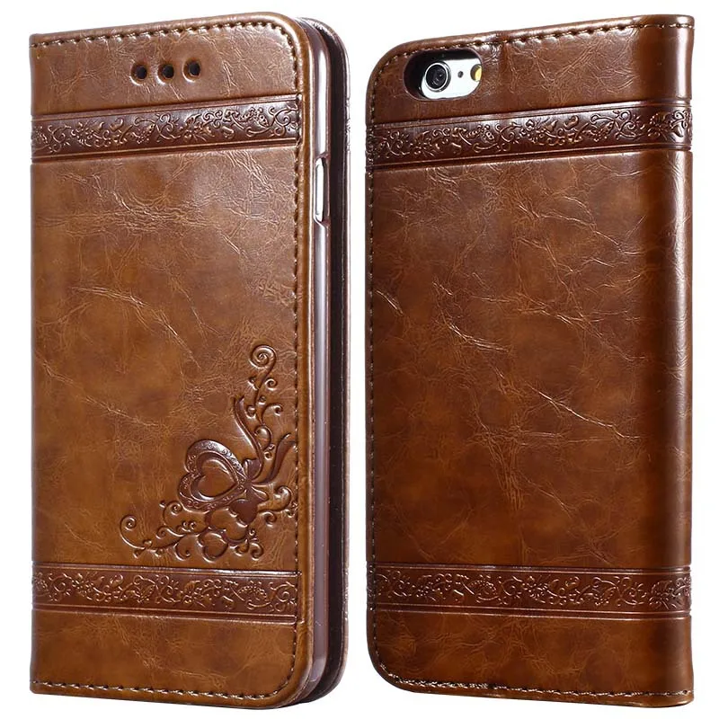 10pcs leather flip wallet phone case for i7 i8 dirt resistant pu silicon cover phone bag cases for iphonex free global shipping