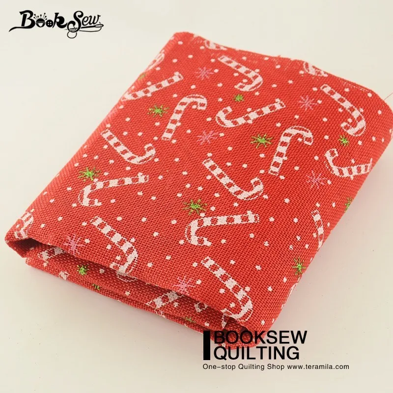Booksew Лен Ткань Костюмы лоскутное Скатерти прекрасный Конфета 50x150 см Скрапбукинг
