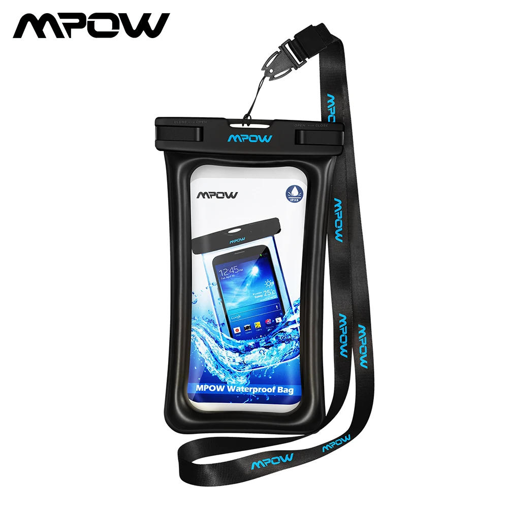 Водонепроницаемая сумка Mpow IPX8 универсальная для мобильного телефона 6 5