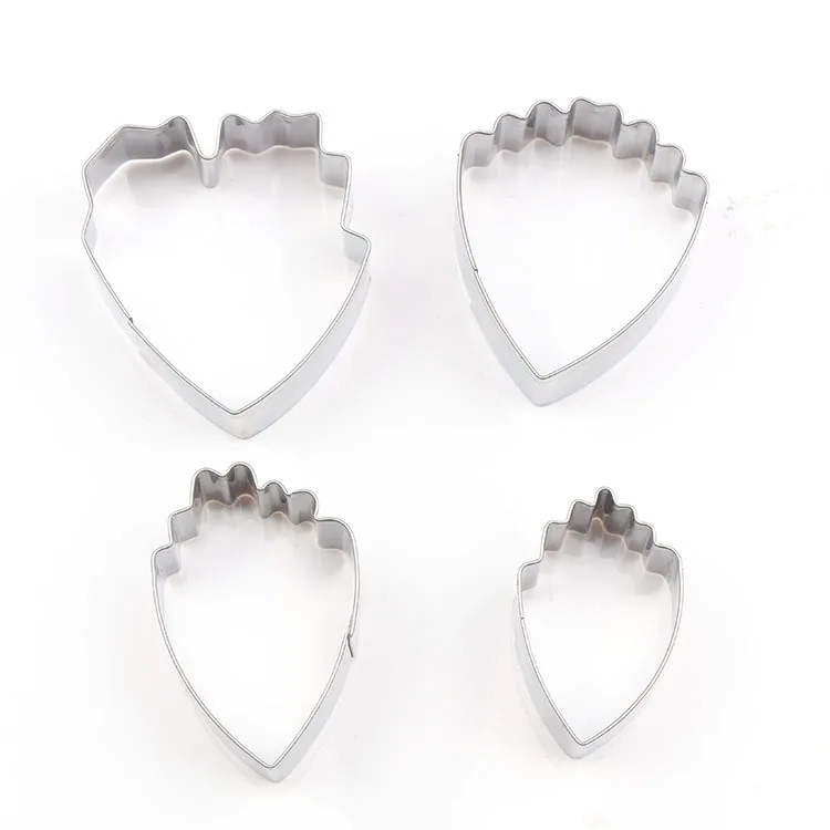 4pcs stainless Steel turning Sugar Flower Mould small Peony cutting Die DIY Baking tool | Дом и сад