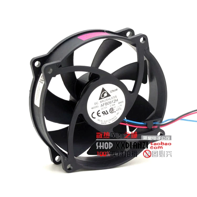 AFB0912H 9025 12 В 0.3A 9 см три скорости вентилятора шасси питания|fan|fans partyfan sensor |