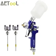 AETool 0,8 мм/1,0 мм сменный комплект сопла+ профессиональный HVLP распылитель мини воздушные краскопульты Аэрограф для окрашивания автомобиля аэрограф AETool 0,8 мм/1,0 мм сменный комплект сопла+ профессиональный HVLP распылитель мини воздушные краскопульты Аэрограф для окрашивания автомобиля аэрограф