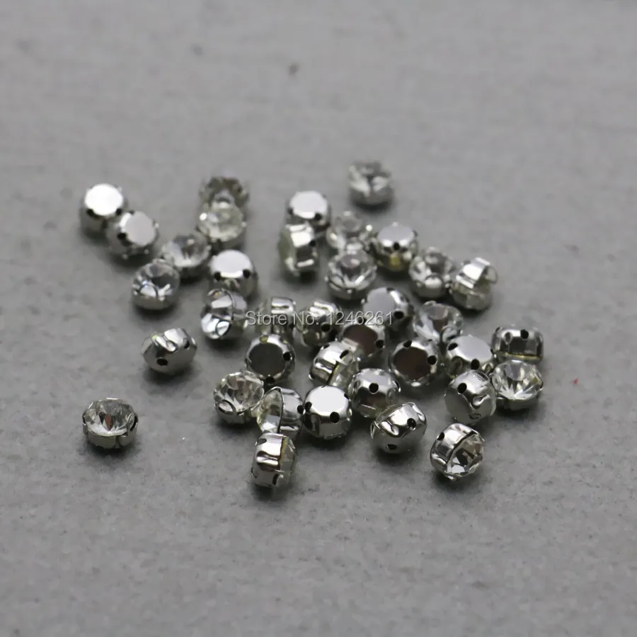 10 шт. Кристальные разделители застежки фитинги для аксессуаров инкрустированные