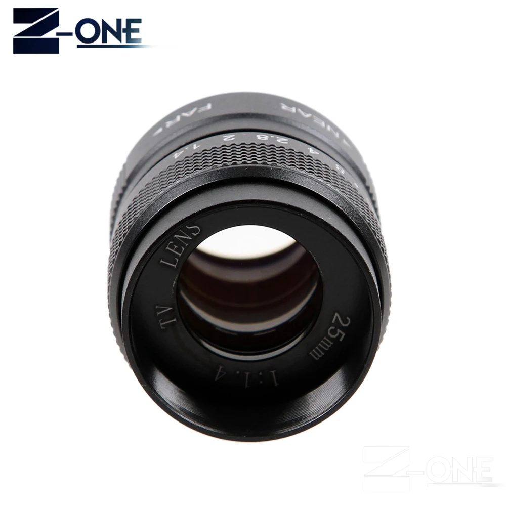 Объектив 25 мм F1.4 CC TV и крепление C для беззеркальной камеры Canon EOS M M1 M2 M3 M5 M6 M10