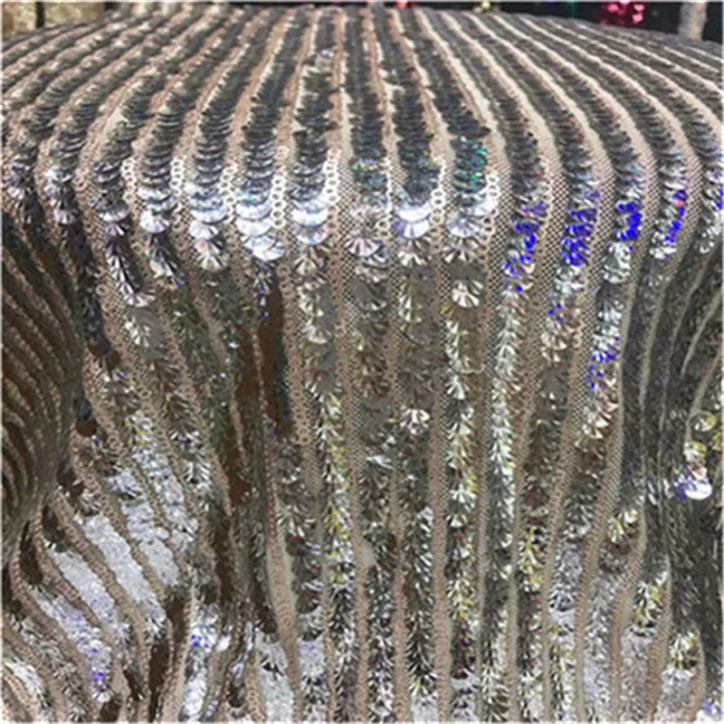 New Design High Quality 2019 Tulle sequins French Nigerian Lace Fabrics Pearls Embroidered Guipure African 3d Fabric | Дом и сад