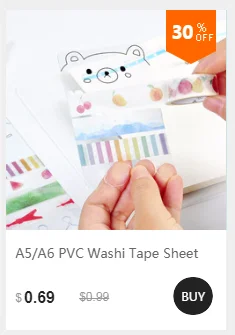 A5 A6 A7 PVC PP 5 листов планировщик разделители для отрывных листов связующий блокнот на спирали, дневник Еженедельный Органайзер аксессуары внутренняя страница