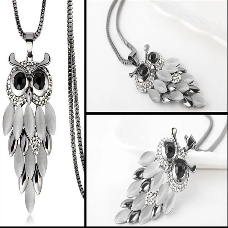 2018 Новое Женское модное богемное ожерелье в стиле ретро с совой изящное резное