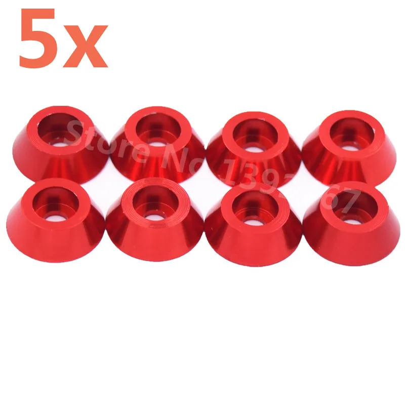 Шайба винтовая из алюминиевого сплава M3 с головкой 5 комплектов 40 шт. улучшенные