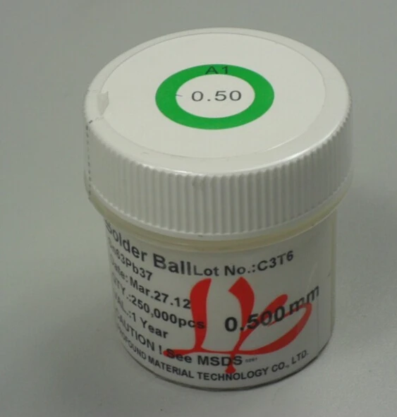 BGA реболлинг шарики припоя 250 к 0 5 мм PMTC на одну единицу|bga solder balls|solder ballsolder ball 250k |