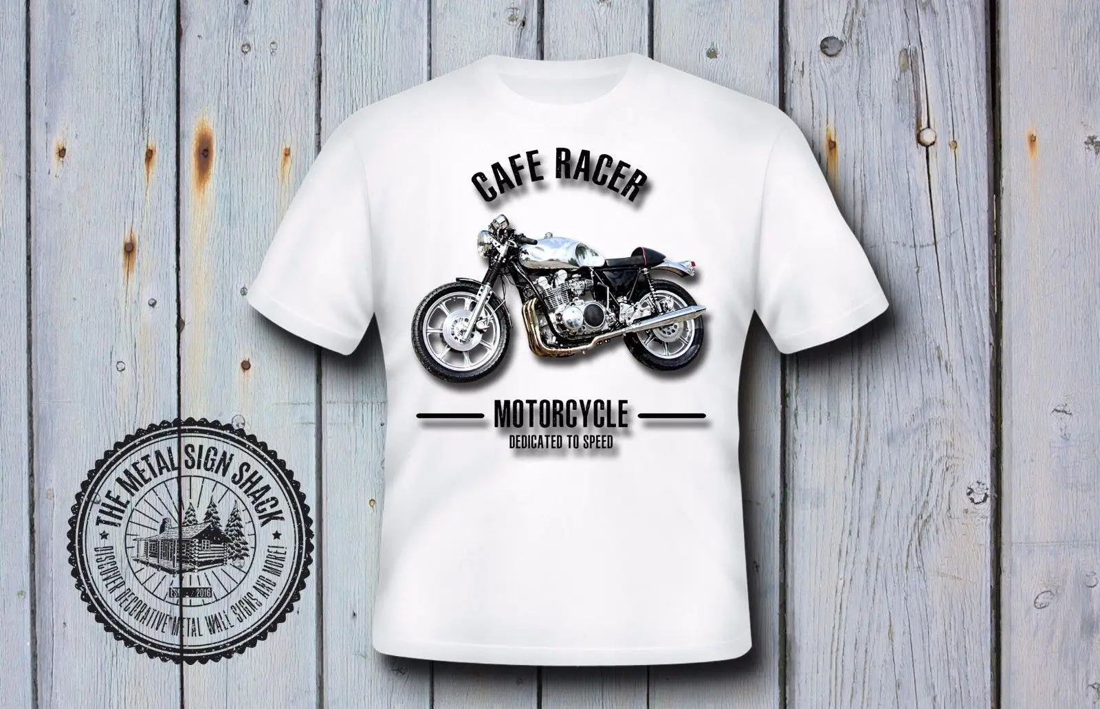 

Summer Short Sleeve Size Cafe Racer T Shirt, Mens, Motorbike, Biker, Retro, Gift, Classic, 16 Tee Shirt