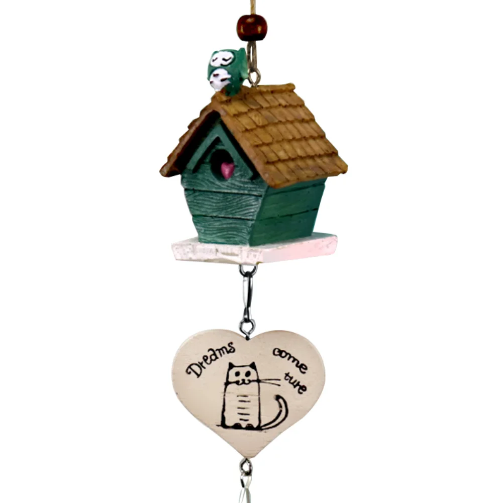 40 # креативный смоляный колокольчик с птицей медный Колокольчик для украшения