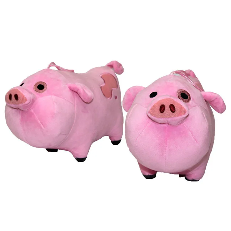 Гравити Фолз плюшевые игрушки розовый поросенок Waddles мягкие чучело куклы милые 16 см игрушечные мини-фигурки девочки мальчики Juguete подарок на день рождения