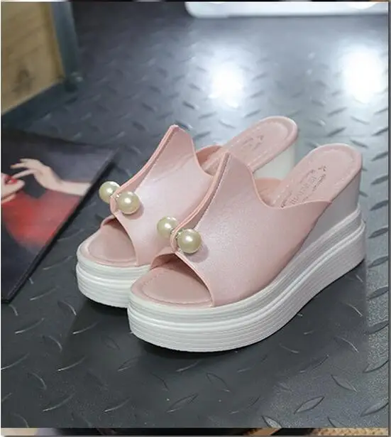 Женские сандалии на платформе летние босоножки танкетке туфли-лодочки туфли