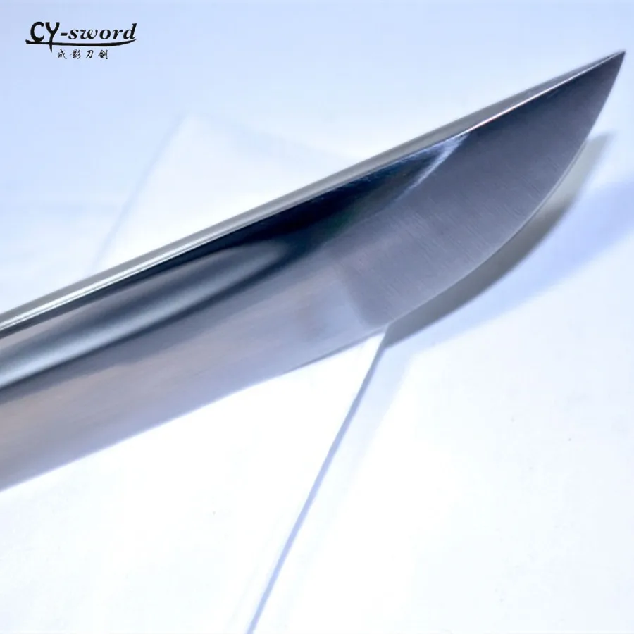 

Hand Forged Quenched 9260 Spring Steel Full Tang Blade Japanese Katana Samurai Battle Ready Sword sharpened