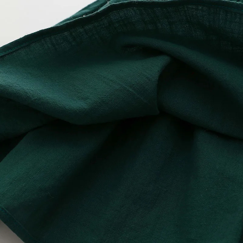 Vintage Emerald Girls Dress Summer Party Wedding Special Occasi Princess backless dress for toddler kids clothing 2-7y | Детская одежда