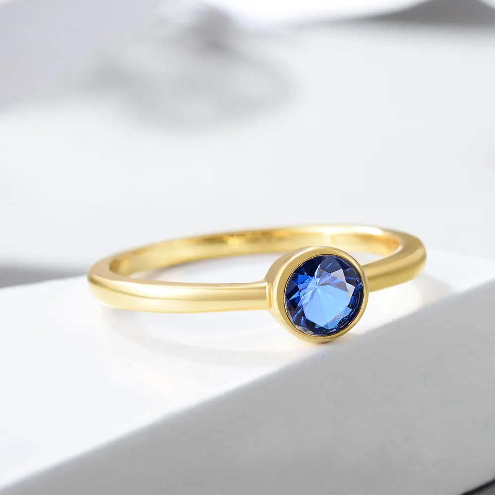 E Jewelry минималистичное тонкое кольцо с камнем золотого цвета складывающееся на