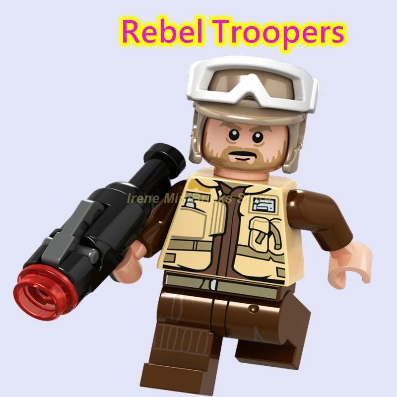 Rebel Troopers Звездные Войны Изгой Один Jyn Cassian Andor K2SO StarWars Obi Wan Kenbobi первый заказ игрушки для детей звездные войны строительные блоки - Цвет: Rebel Troopers