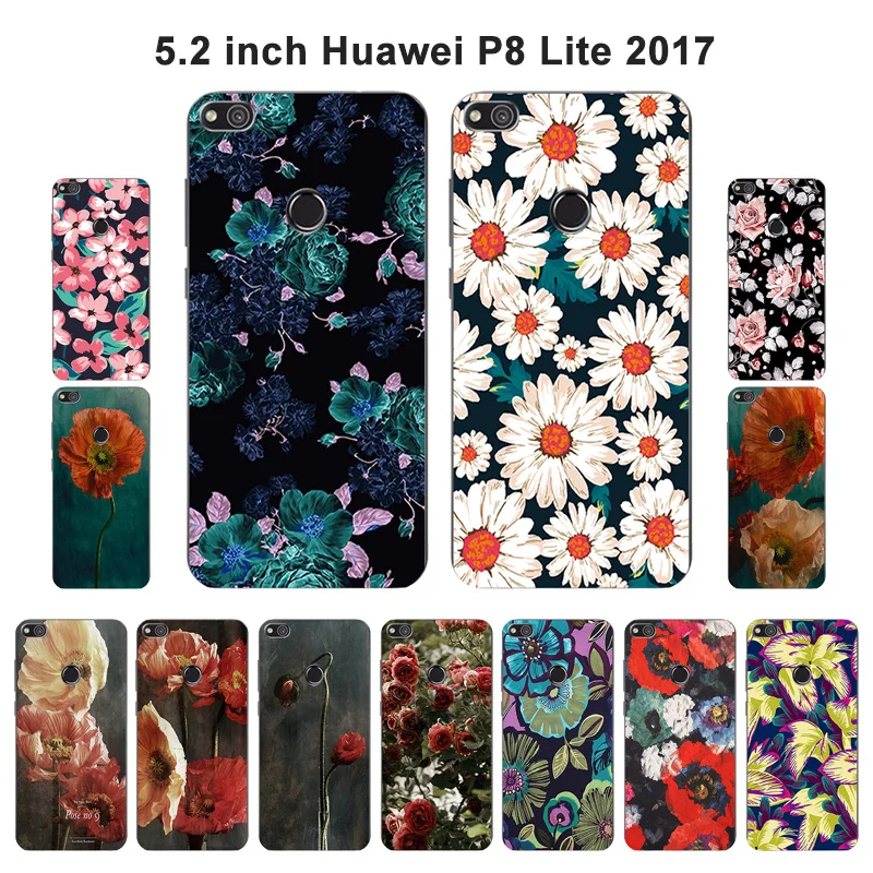 Для Huawei P8 Lite 2017/Honor 8 lite/P9 2017 чехол 5 2 &quotМягкие силиконовые Необычные окрашенные