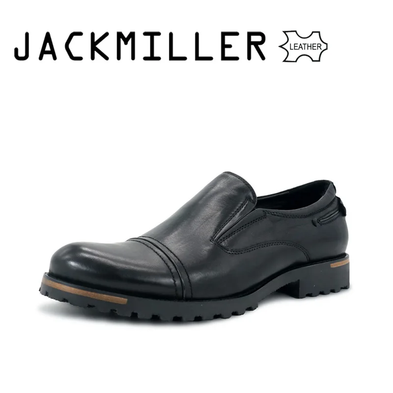 Jackmiller мужские кожаные модельные туфли ручной работы удобные классические
