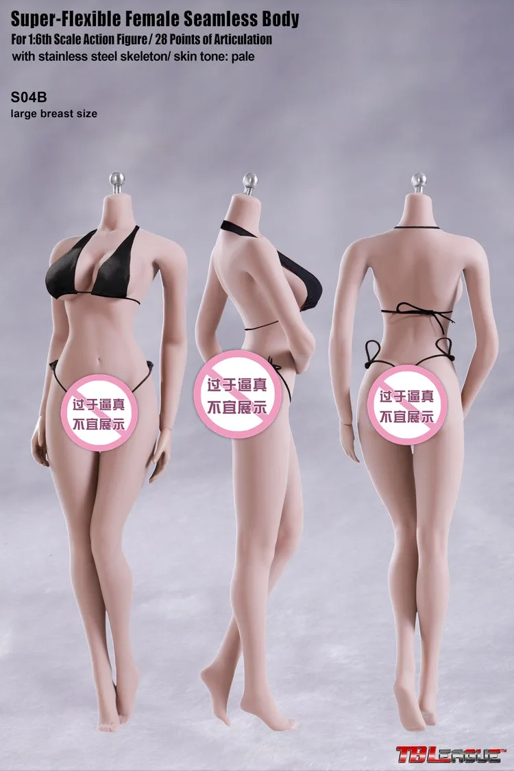 Коллекционная пикантная TBLeague eFemale Body бесшовная фигурка скелета из нержавеющей