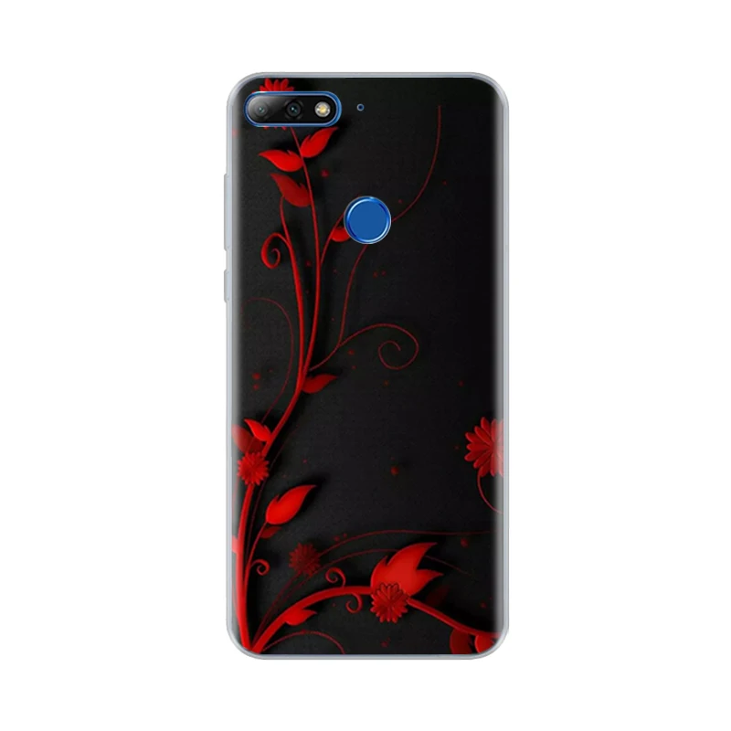 Silicone case For AUM-L41 5.7 inch Huawei Honor 7C Case Cover Pro 5.99&quot soft back cover Phone russian version | Мобильные