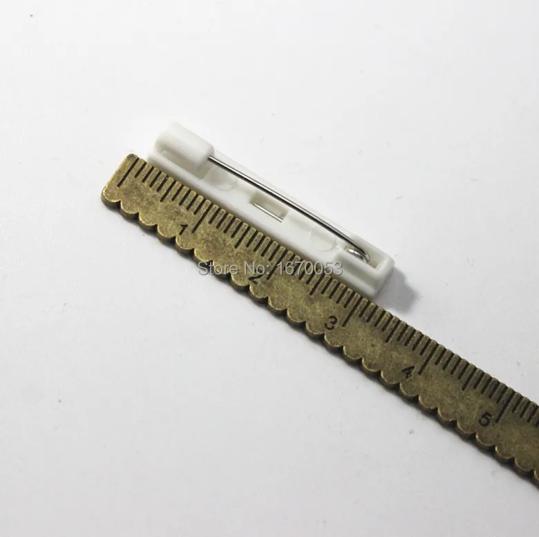 Бейдж с белым нижним штифтом длина 31 мм 1000 шт./лот оптовая цена