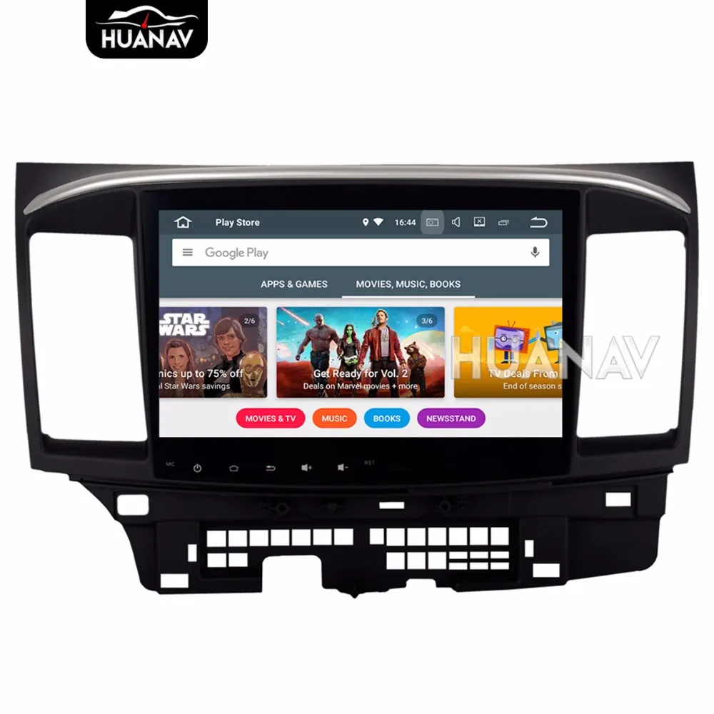 Автомобильный DVD плеер GPS навигация для Mitsubishi Lancer 2007 2015 10 2 &quotбольшой экран Android8.0