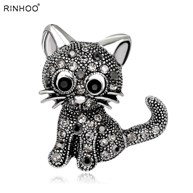 Rinhoo Симпатичные животные бриллиантовая брошь для женщин Rinestone красивая лучшего