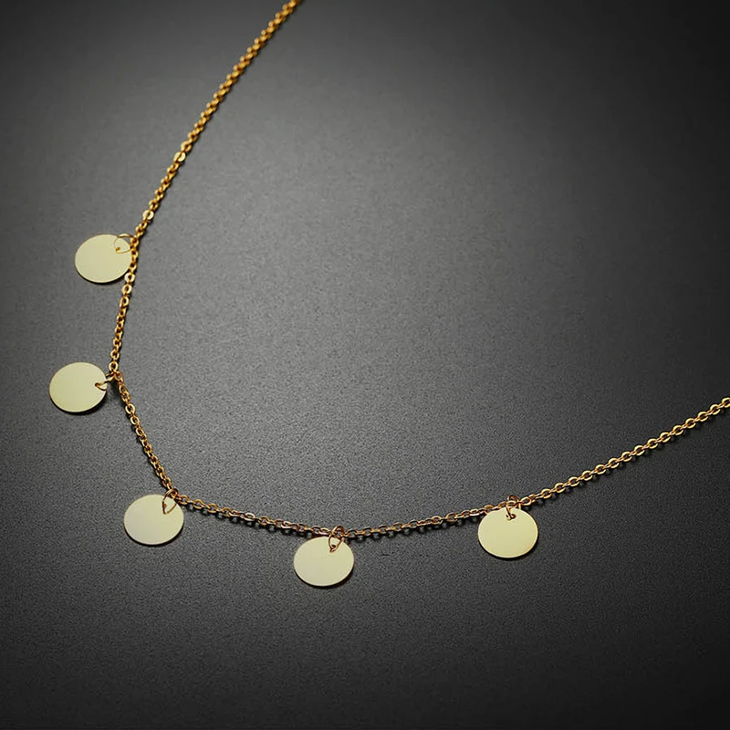 Женское Ожерелье чокер из нержавеющей стали|Колье| |