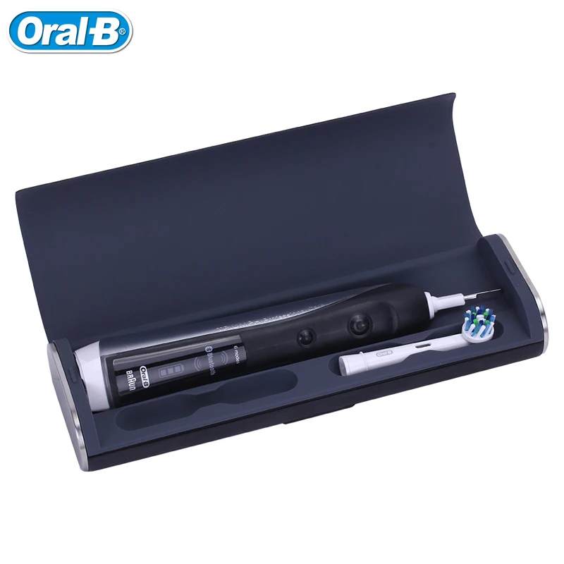 Oral B 3D электрическая зубная щетка Pro 7000 Smart Black с Bluetooth Deep Clean 6 типов Чистая модель