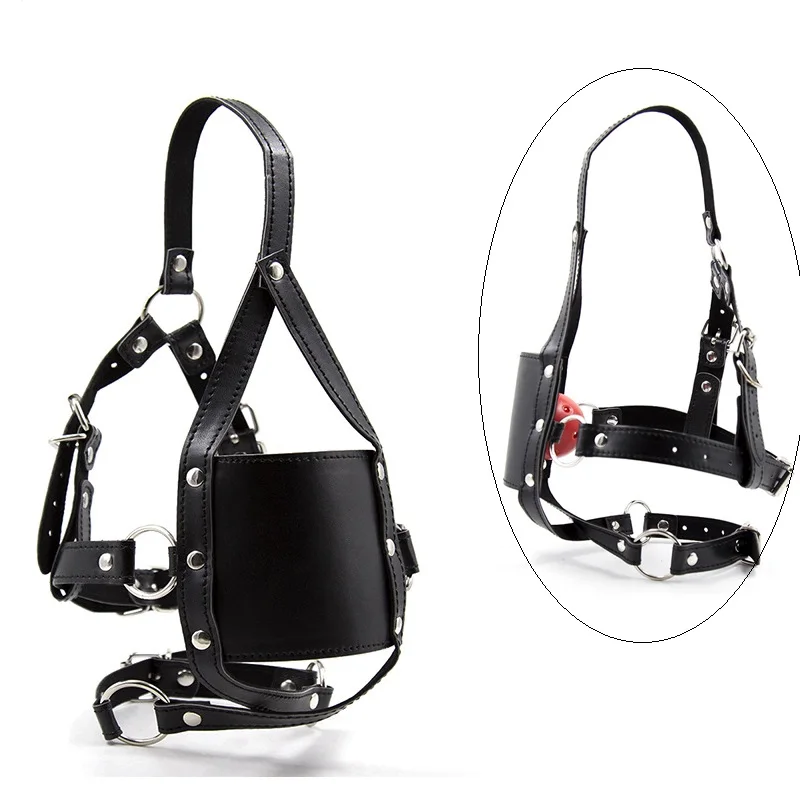 Кожа Головы Жгут Связывание Открытый Рот Кляп Сдержанность Секс Игрушки Для Пар