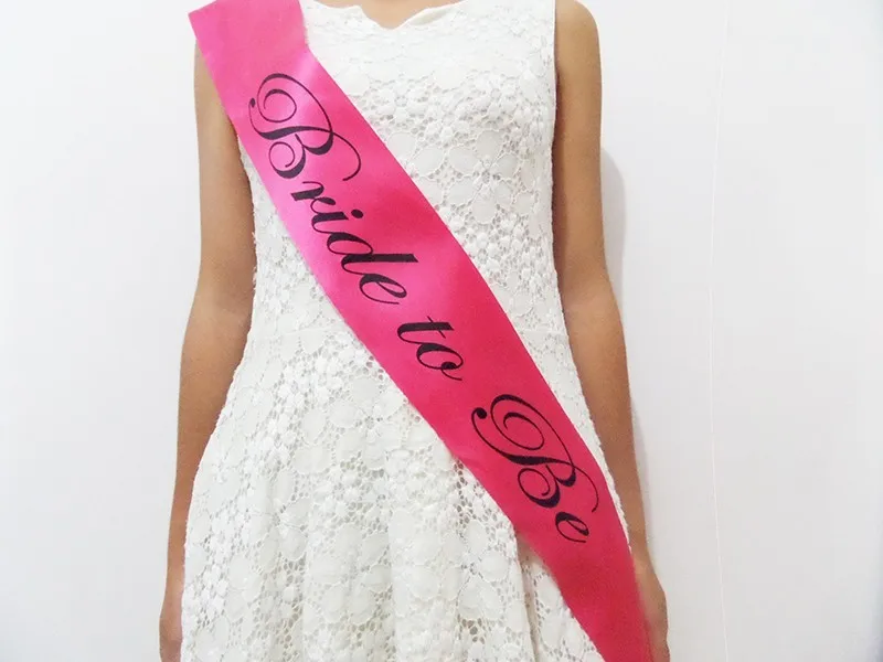 10 шт. девичник поставки свадебные комплекты невесты чтобы быть пятно Пояса для Fit