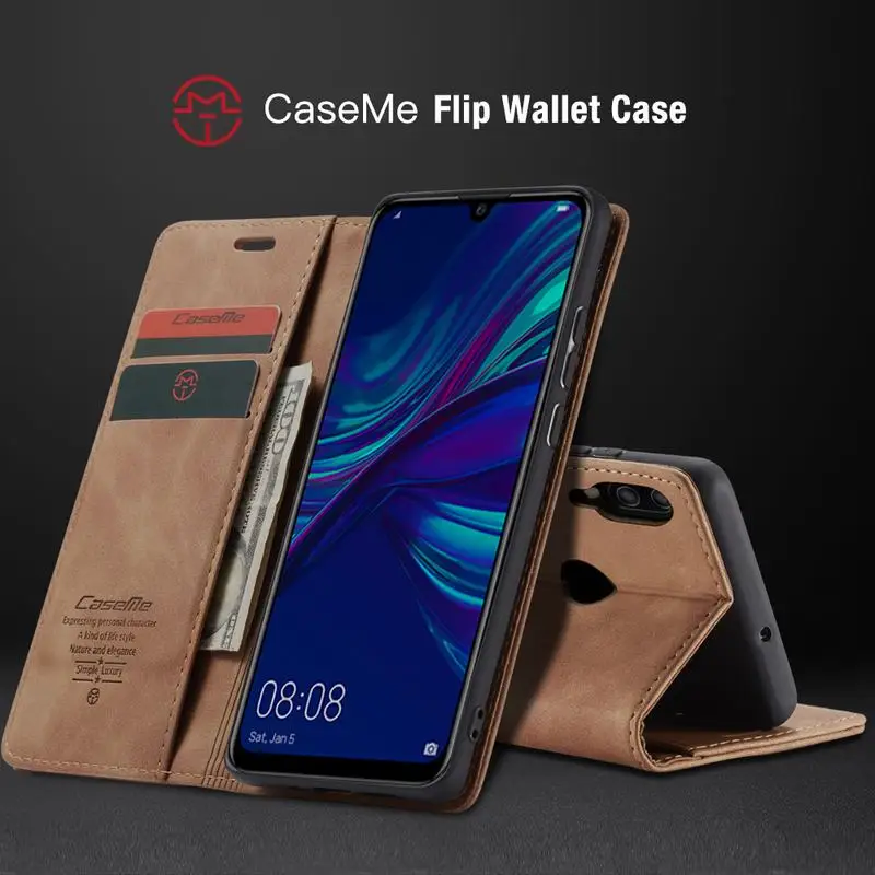 Чехол для Huawei P Smart 2019 Honor 10 Lite роскошный Магнитный Флип бумажник в стиле ретро