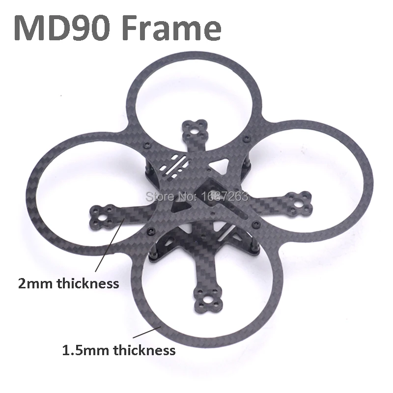 Углеродное волокно Mini MD90 90 мм MD Вт/верхняя пластина 1 5 * Нижняя 2 для FPV гоночного