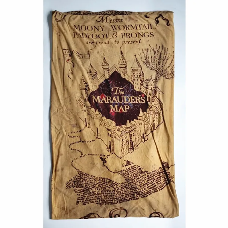 Шарф Harries Magic Marauder с картой знака бесконечности хлопковые шарфы в стиле Поттеры