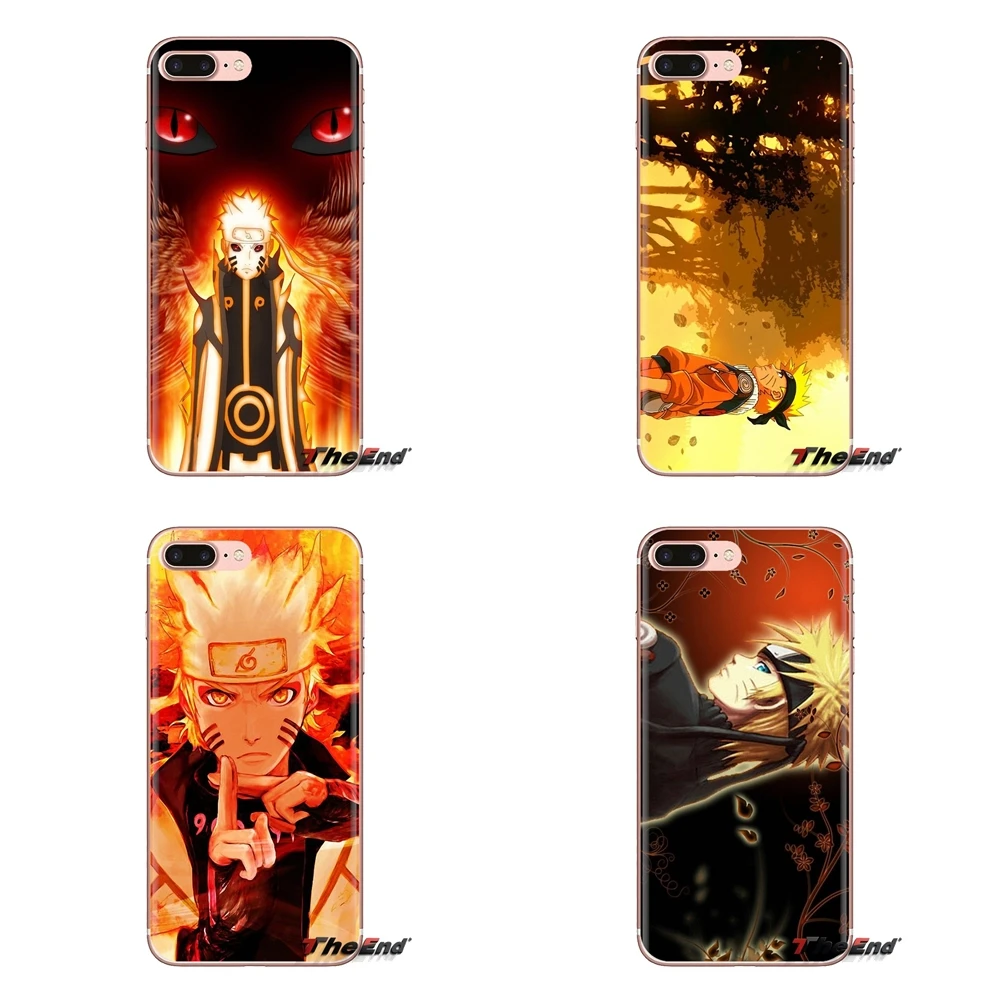 Силиконовые чехлы из ТПУ с изображением героя аниме Наруто Саскэ Утиха Узумаки