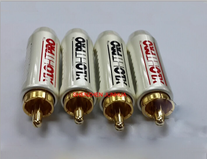Бесплатная доставка 4 шт. XLO Электрические HT PRO разъем Audiophile RCA подключить новый HiFi
