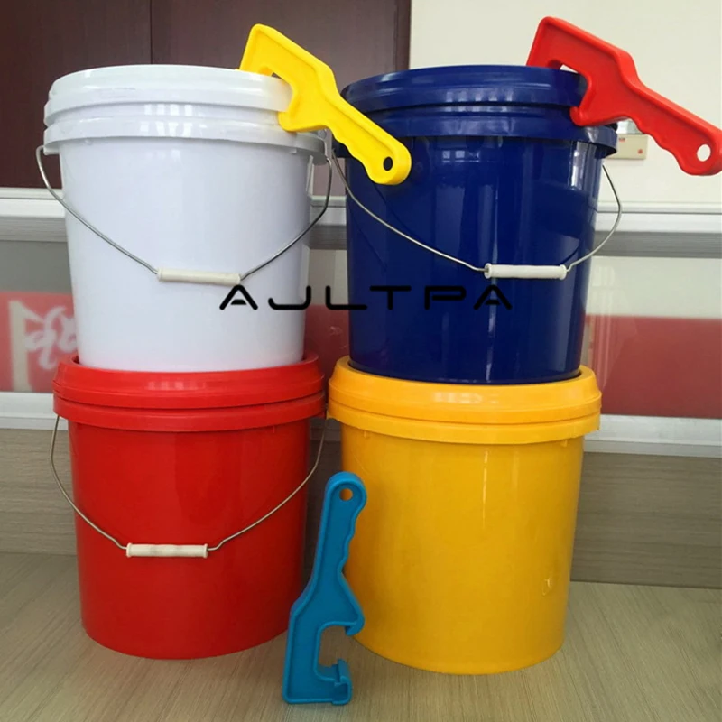 

200Pcs New ABS Plastic Gallon Bucket Pail Paint Barrel Lid Can Opener Opening Tool For Home Office Color Random H4310