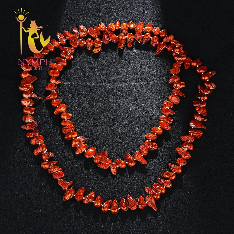 [NYMPH] Жемчужное ожерелье в стиле барокко ювелирное изделие натуральный