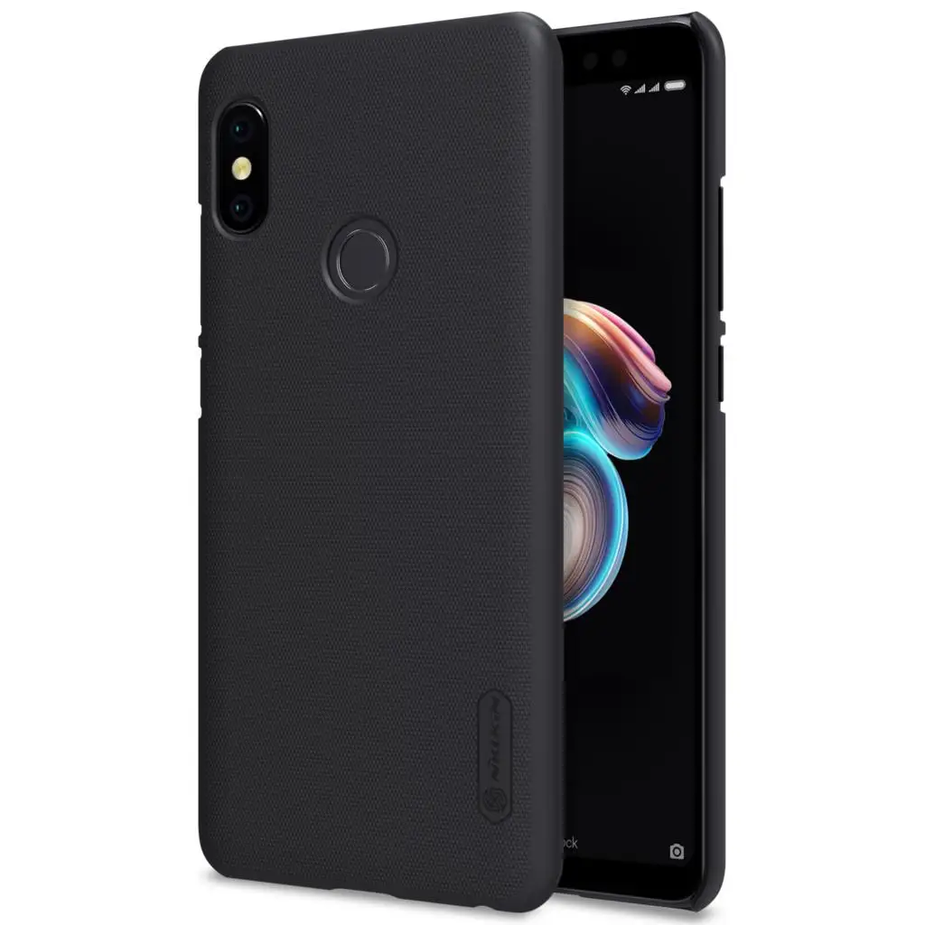 Черный Для Xiaomi Redmi Note 5 Чехол Redmi Note 5 матовый чехол Nillkin матовый защитный чехол для Xiaomi Redmi Note 5 PRO глобальная версия - Цвет: Черный