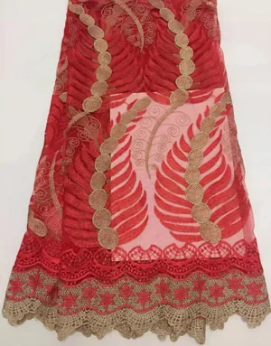 CYL188 (1) Pink african clothing free shipping 5y/pieces french lace high quality 100% cotton for party wedding dresses | Дом и сад
