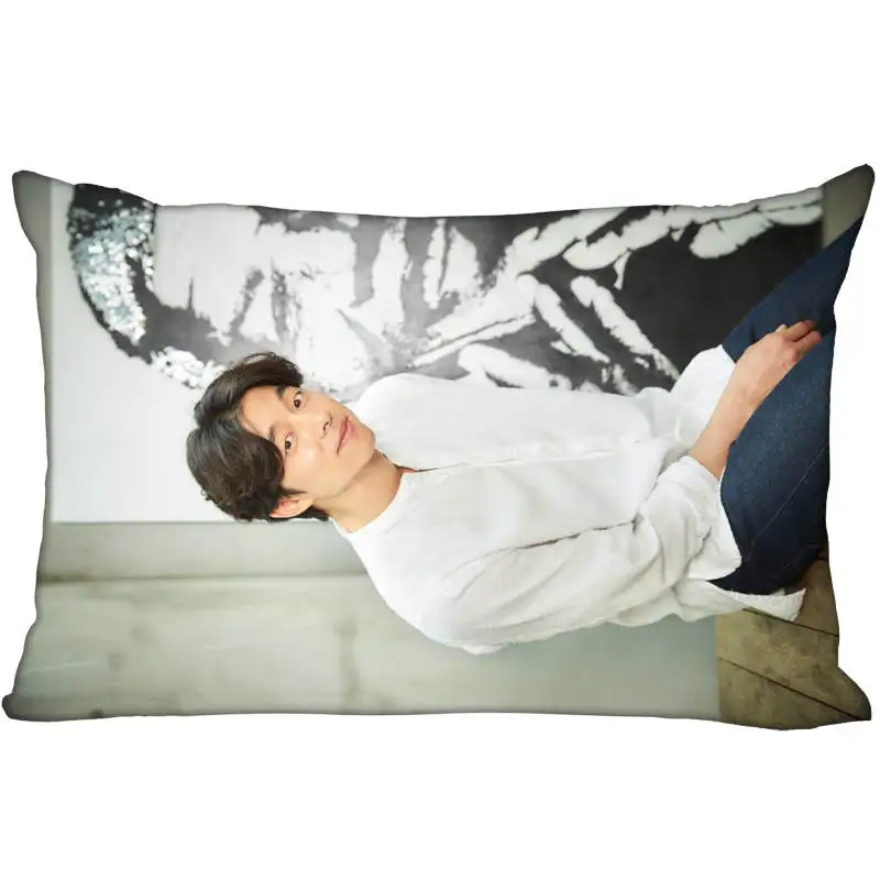 21 Новое поступление, Заказная атласная наволочка Gong Yoo 35x45 см(одна сторона), набивная Подушка на молнии, чехол на заказ, Ваш образ, подарок - Цвет: 21