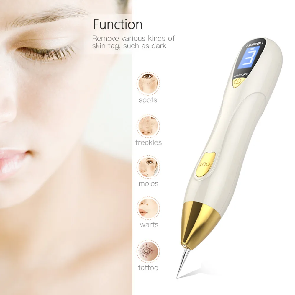 Xpreen светодио дный LED моль удаление татуировки ручка пятно ластик Pro для кожи