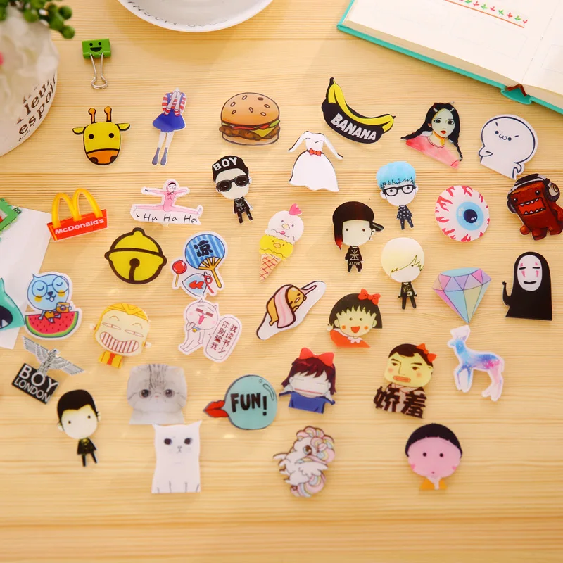 Harajuku персонажа из мультфильма пластиковые брошь значок персонализированные